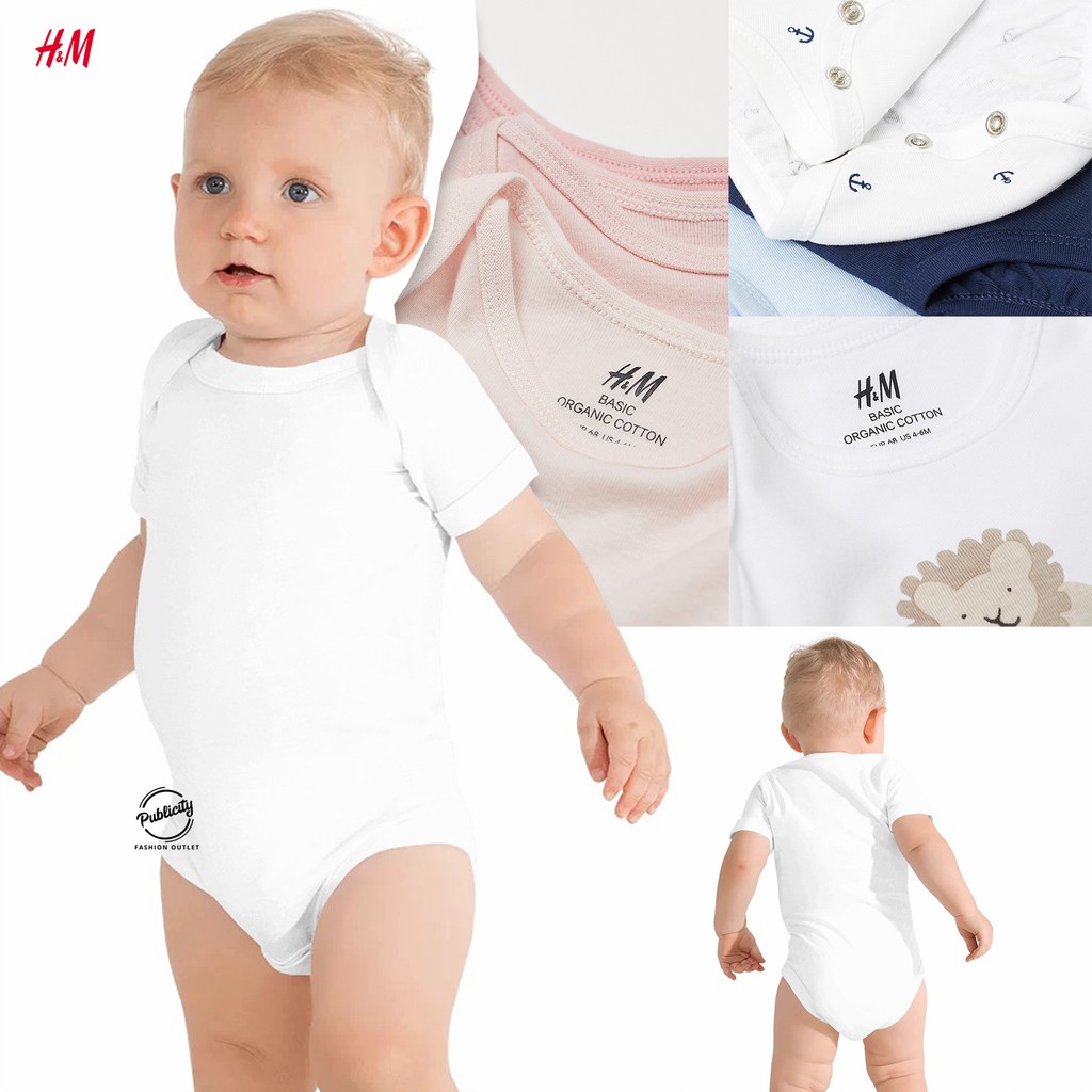 JUMPER BABY BAJU BAYI LUCU LENGAN PENDEK Haenem MOTIF PRINT-1