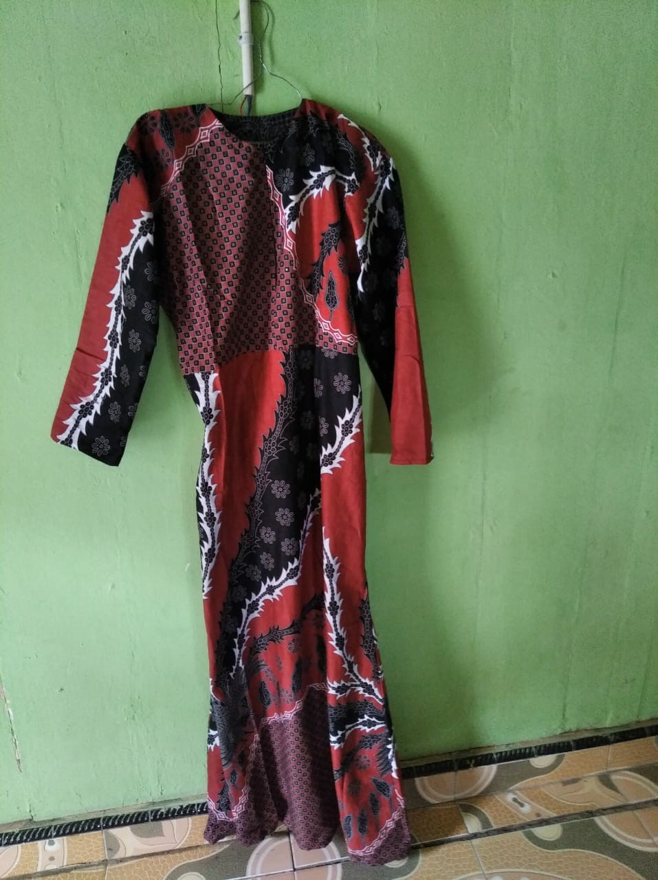 Gamis Batik (cod) Manggar Gamis Batik Pesta Model Terbaru