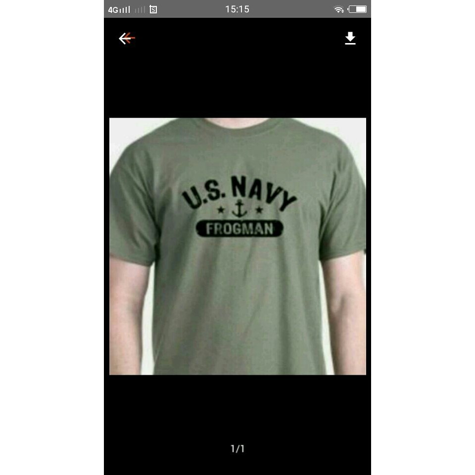 kaos baju t shirt US NAVY FROGMAN