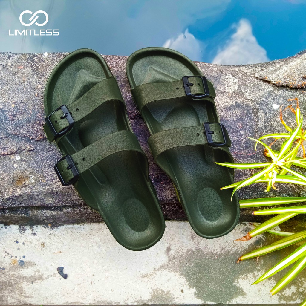 Sandal Pria Birkenstockk Casual Sendal Distro Pria Sendal Limitless Polos Sendal Selop Pria Santai