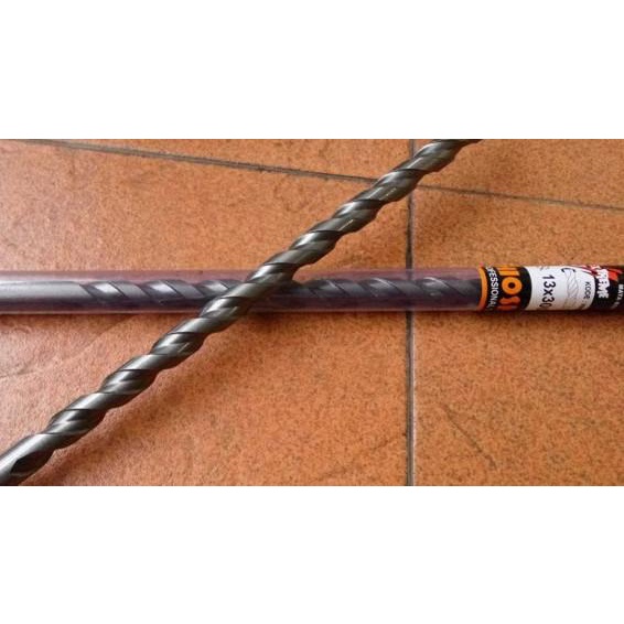 ⅎ Mata Bor tembok Beton Panjang 300mm X 13mm Heavy Duty Extreme Hioshi ➸