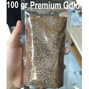 Silalan di Order Glitter Hologram Gold Kasar Premium Gliter Super Kualitas Tinggi 10g Berkualitas