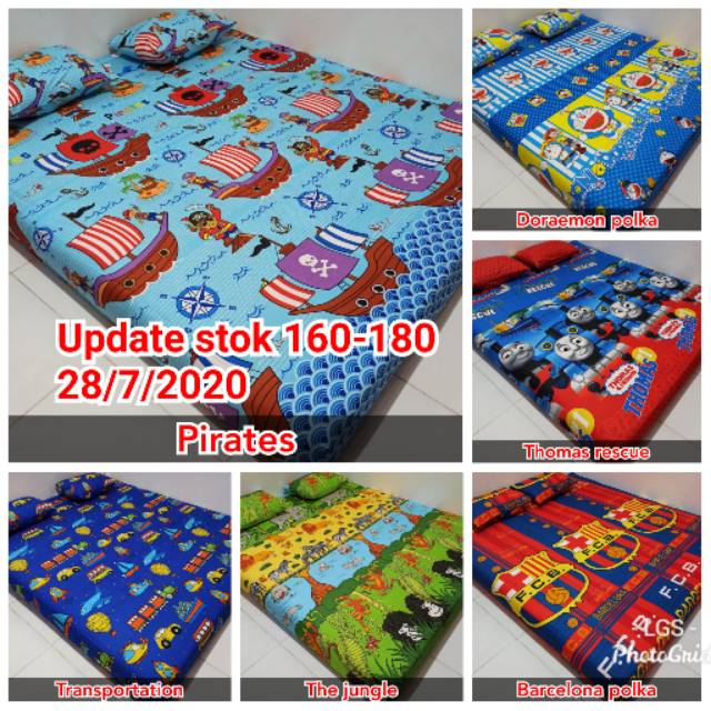 Paket sprei murah 180x200!! Isi 13pcs sprei homemade