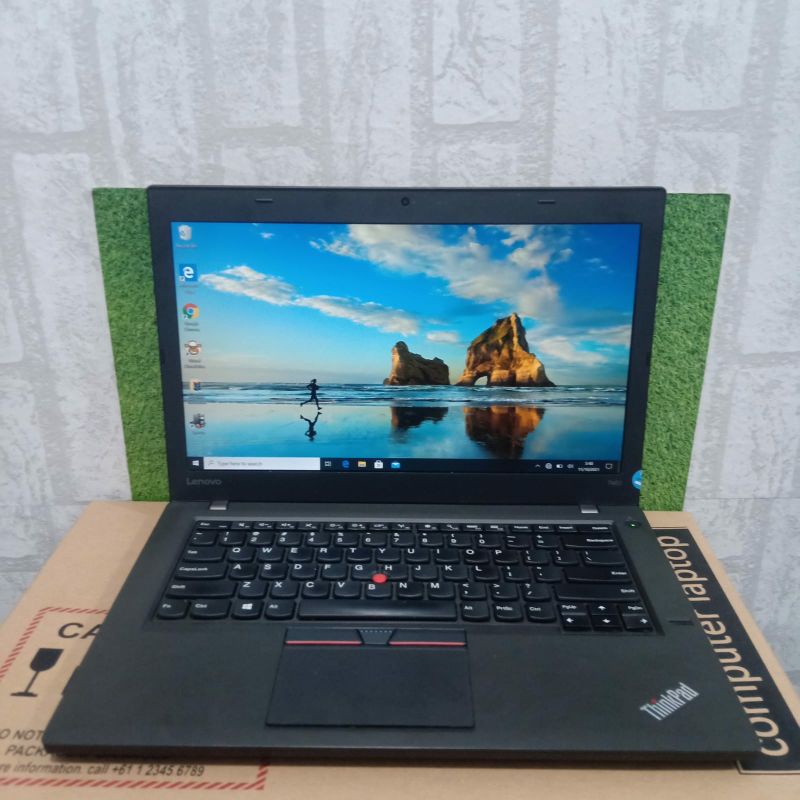 Lenovo Thinkpad T460 Cor i5-6300U Ram 8GB SSD 256GB FHD Touschscreen Dual batrai Windows 10 Full aplikasi Siap pakai