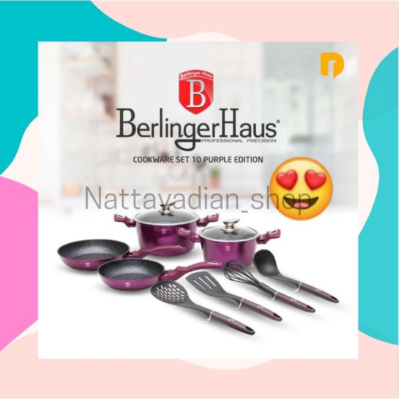 Berlinger Haus Cookware Set 10 Purple Edition