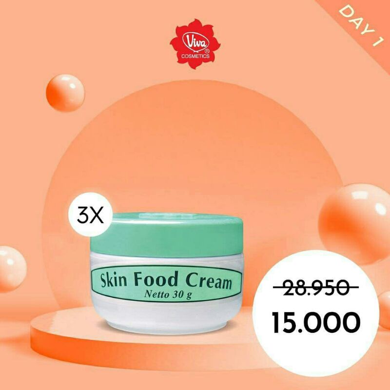 Paket 3 Skin Food Cream viva 30g