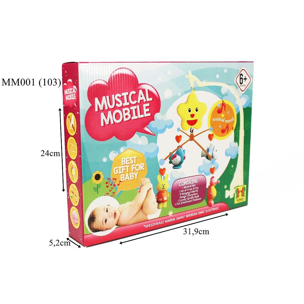 Musical Mobile Merry Go - Mainan Musik Gantung Untuk Bayi