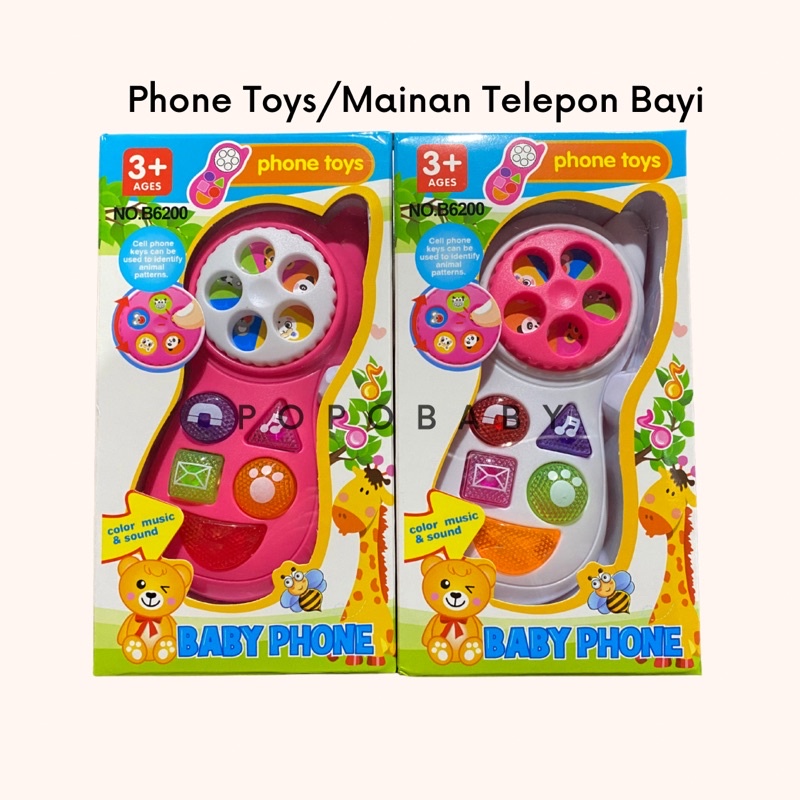 Mainan Telepon Bayi/Phone Toys/ Mainan HP/ HP MAINAN/ HANDPHONE TOYS (B6200)