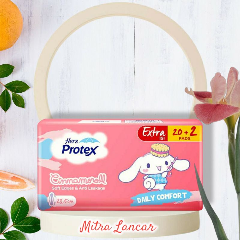 Image of Hers Protex Daily Comfort Cinnamoroll 20+2 pads #0