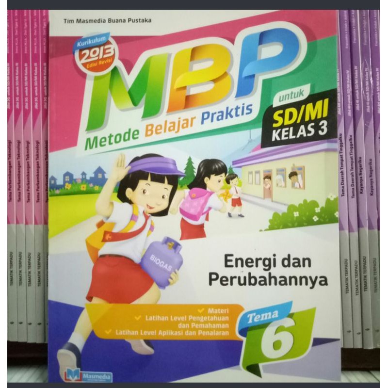 Buku SD Tematik Metode Belajar Praktis MBP Kelas 3 Tema 6 Masmedia