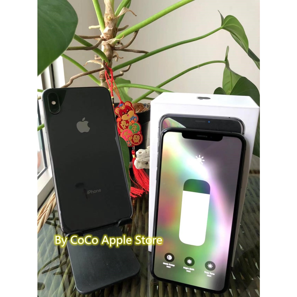 iPhone Xs Max 64GB All Sim Silent Fullset Ori Ex inter Second Like New Mulus100% 3utools All Green (Garansi 1 Tahun)