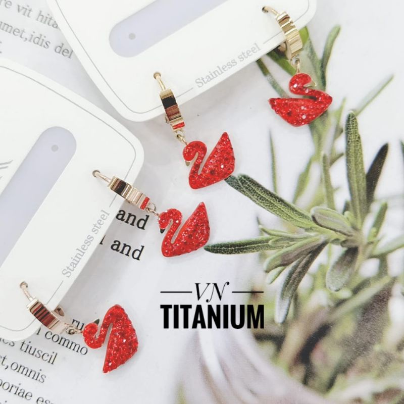 Titanium anting wanita i99