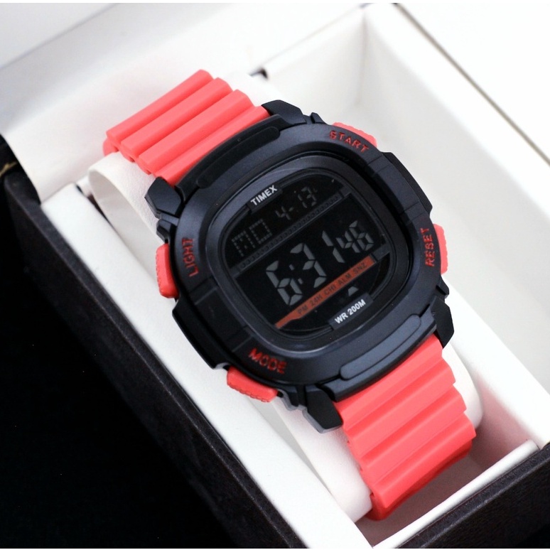 Jam Tangan Pria Timex Digital TM 374 - Tali Rubber