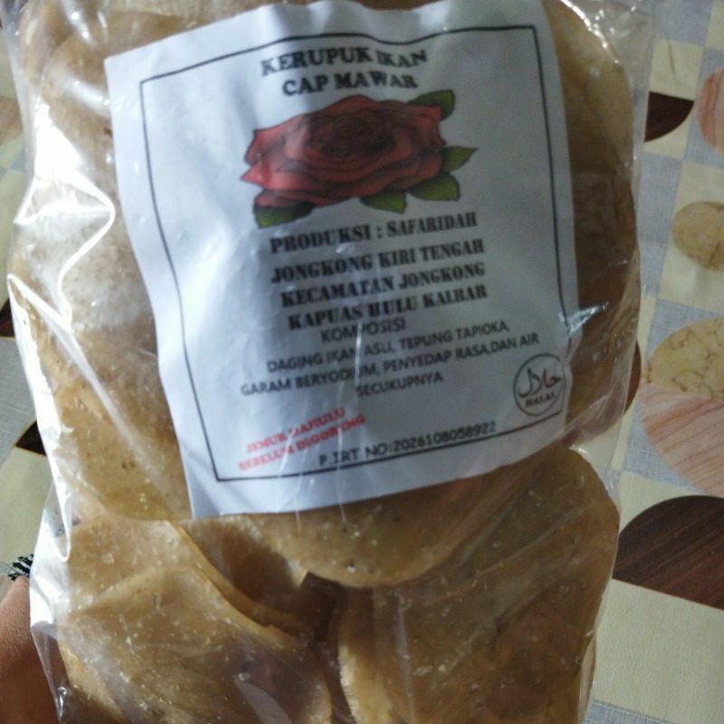 

Kerupuk Ikan Cap Mawar