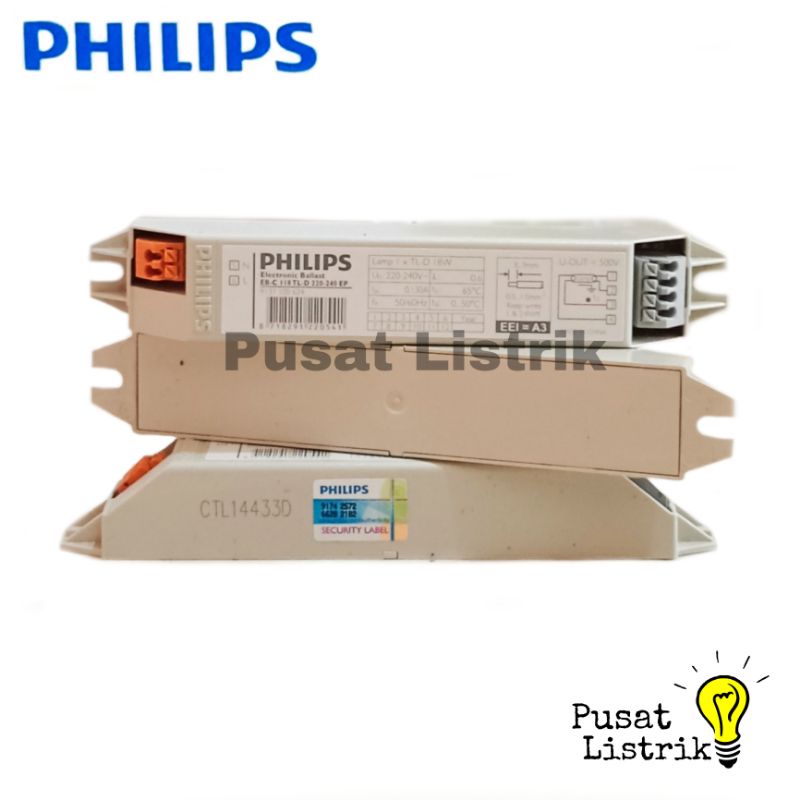 Ballast Philips EB-CI 1-4 18W 220-240V 50/60Hz Travo Philip Elektronik