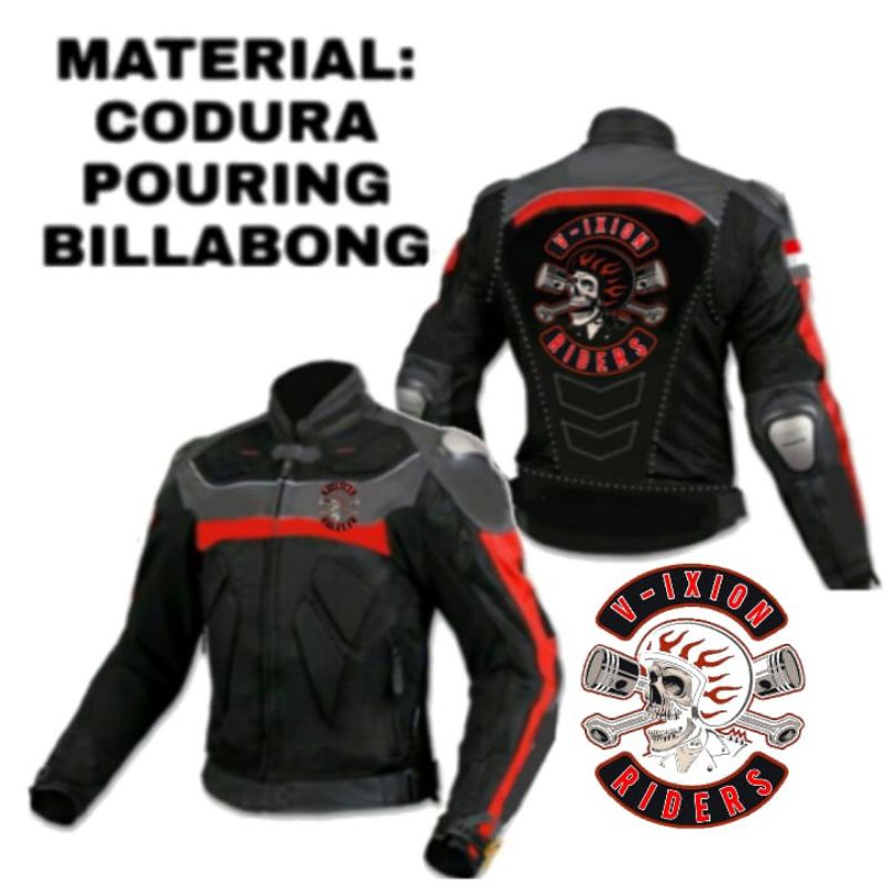 Jaket Touring Motor Vixion Full Protektor Windproof Jaket Touring Vixion 002