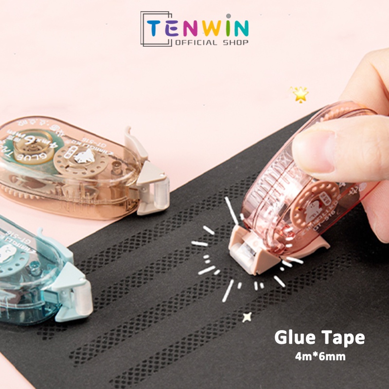 

Adhesive roller double tape Lem Roller Tape Glue Tape Super Kuat Tidak Beracun Double Tape-Suning Mall