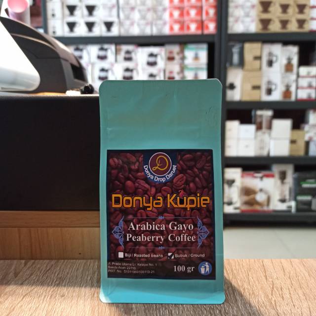 

Kopi Arabika Arabica Gayo Peaberry Coffee 100gr