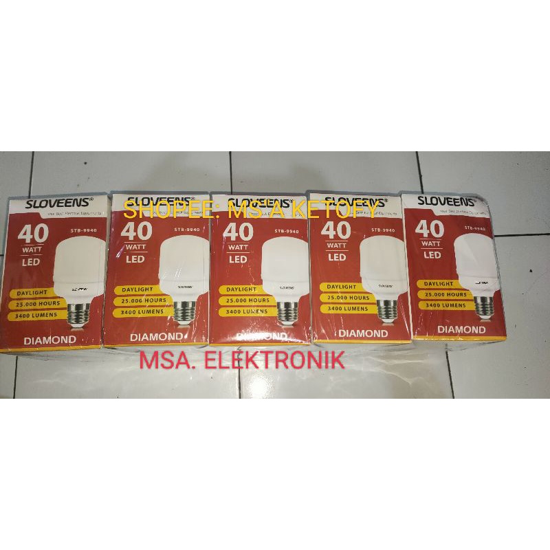 Lampu LED Capsul Murah TinTin 40W/SLOVEENS 40W . MINIMAL BELI 2PC.