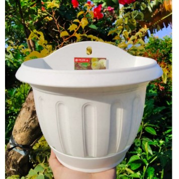 Pot bunga tempel Lion Star no 6 / pot dinding / pot plastik