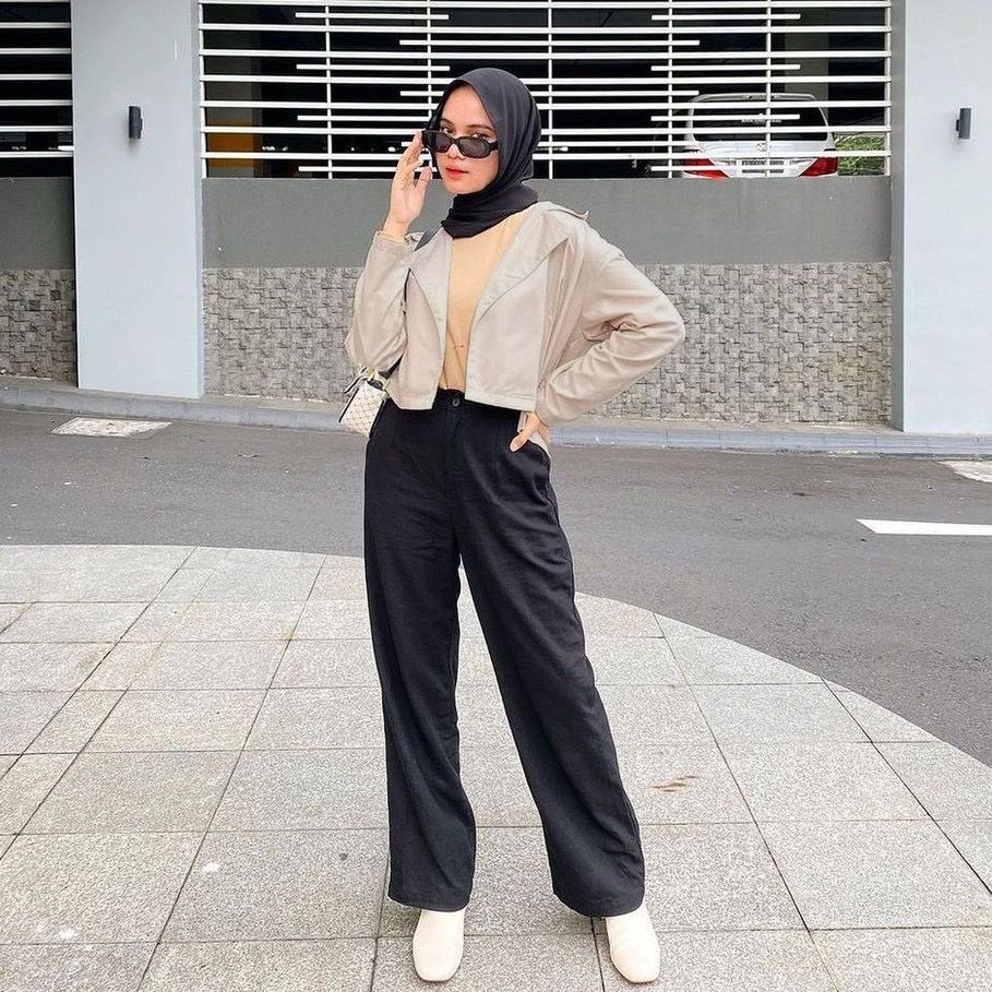 1KG MUAT 5PCS | SHEVA BLAZER CROP LINEN RAMI HITS OOTD SELEBGRAM OUTER FASHION GROSIR MURAH WANITA TERBEST SELLER