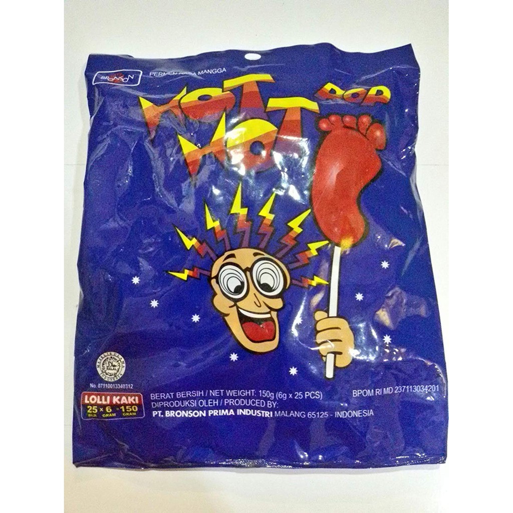 

Hot hot pop 1 pak 25pcs Permen Rasa Mangga Permen Kaki Snack Zaman Dulu