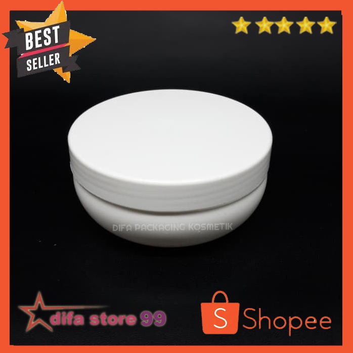 Pot lulur 100gr mangkok putih