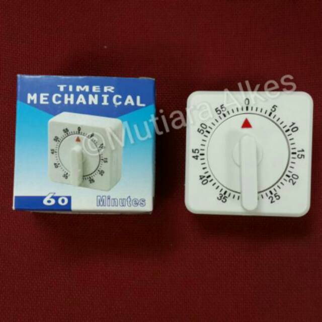 Mechanical Timer / Timer Manual 60 menit / Mechanical Kitchen Timer Masak