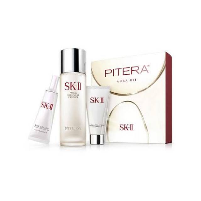 GLOWING SK II  PITERA AURA/ULTRAURA  KIT SET GLOWING