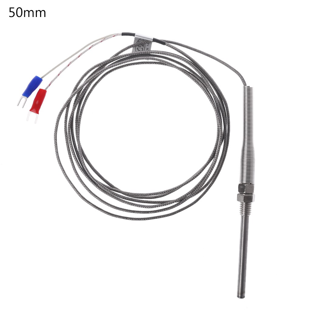 Kabel Sensor Probe Thermocouple Tipe K M8 Ukuran 50mm / 100mm / 200MM