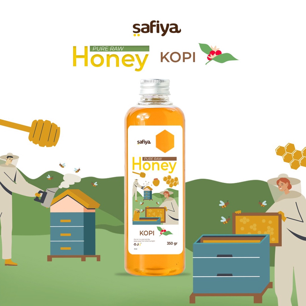 Madu Murni Asli 650 Gram | Safiya Raw Honey Premium Original Series