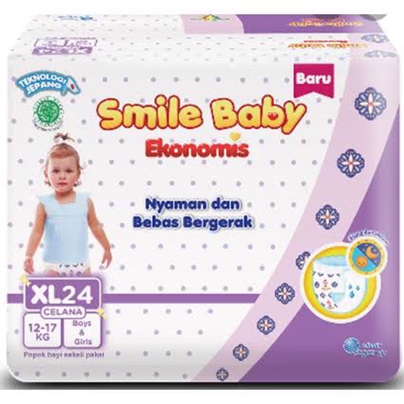Pampers GOON Smile Baby Ekonomis XL 24