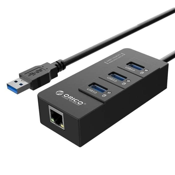 Orico HR01-U3 - Fast Speed USB HUB 3 Port Gigabit LAN Ethernet Adapter USB 3.0