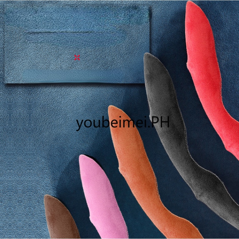 2pcs / Set Cover Stir Mobil Bentuk Y Bahan Suede Untuk Tesla Model 3 Model