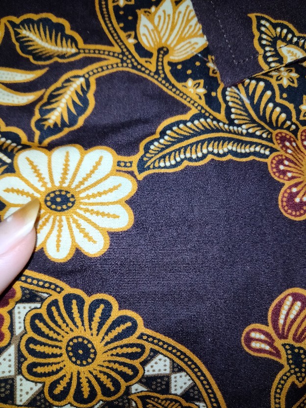 Odza Kemeja Batik Pria Lengan Panjang Modern Slim Fit Hem Cowok Dariafa