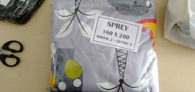 Sprei Motif Brown Flower