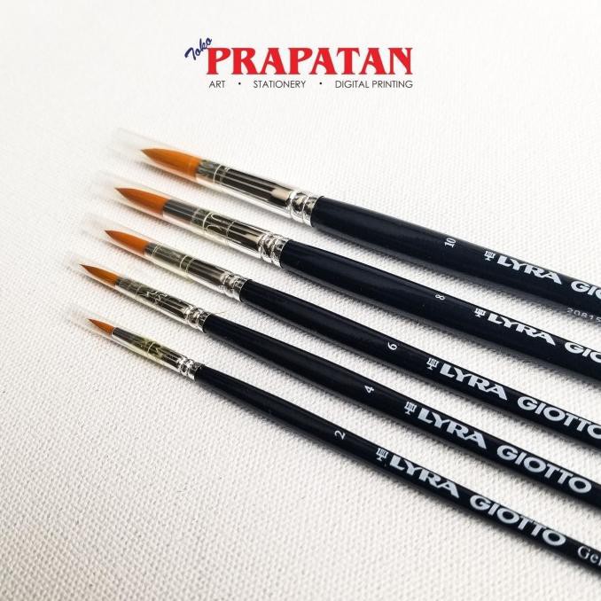 

PERALATAN MELUKIS KUAS LYRA ROUND SET ISI 5 ALAT LUKIS