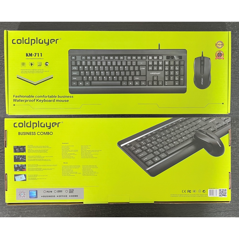 Keyboard Mouse Combo Coldplayer KM-711 USB Office