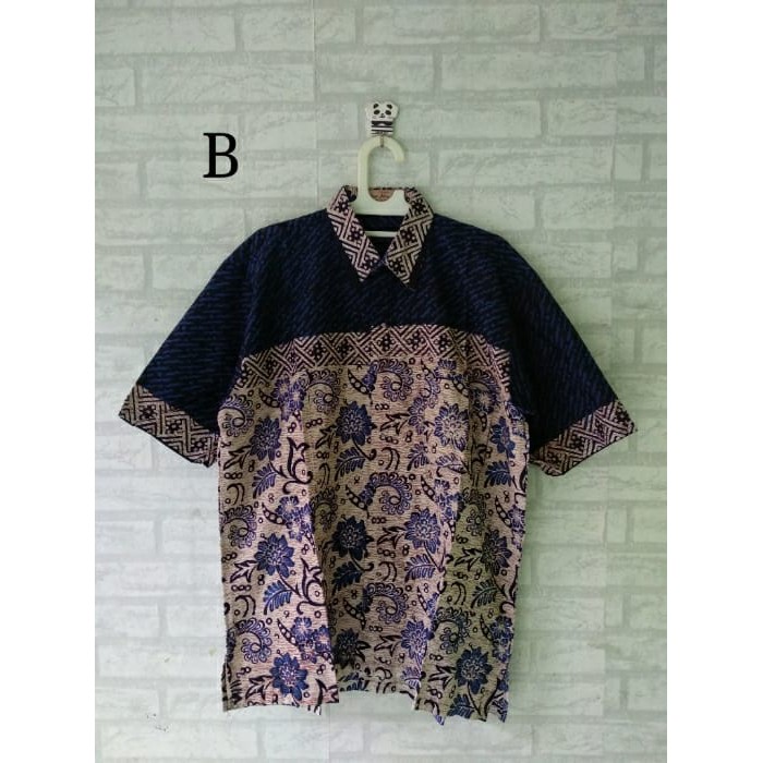 Kemeja batik /seragam batik jumbo M,L,XL,XXL,4L,5L