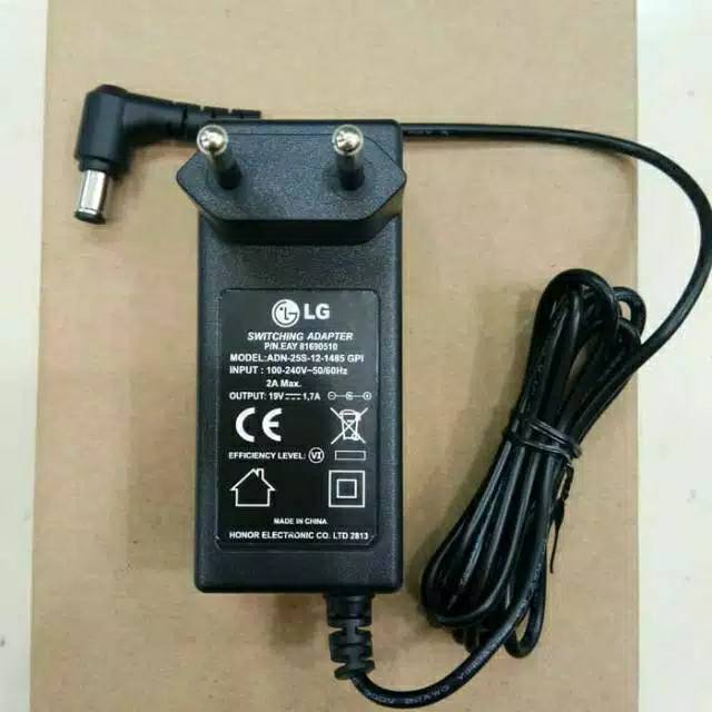 Adaptor Monitor LG 19V ORIGINAL