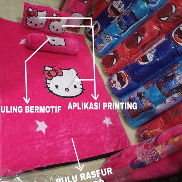 SURPET KASUR BULU TEBAL 5cm RASFUR KARAKTER BUSA INOAC ROYAL 1P9