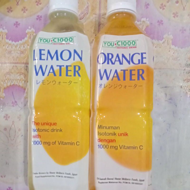 

You C1000 water / lemon water/orange water