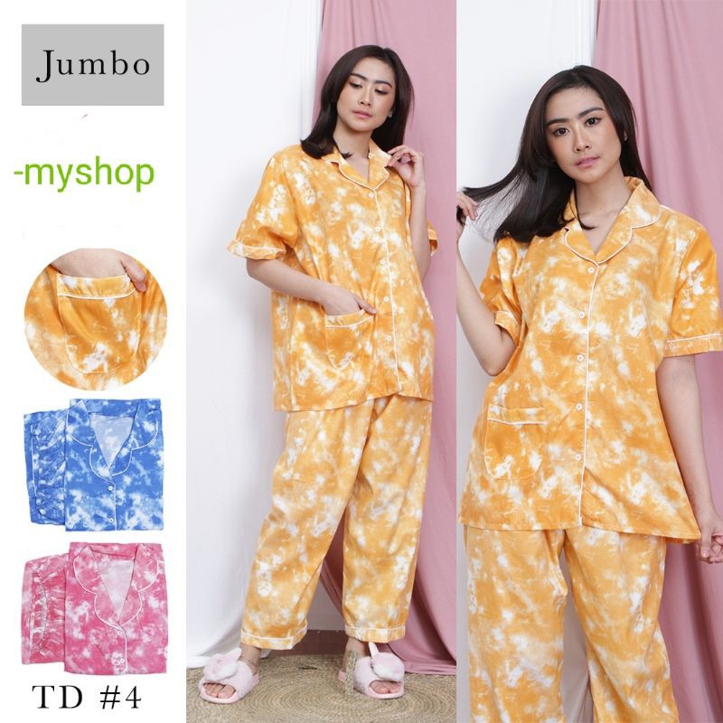 piyama baju tidur jumbo/piyama XXL/baju tidur wanita/piyama jumbo