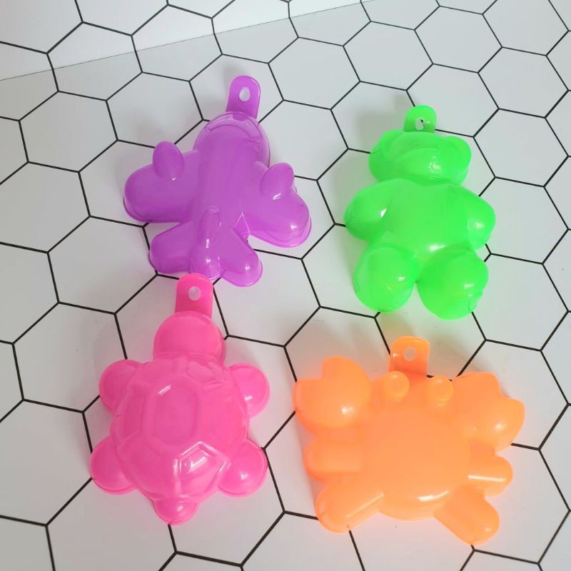 [ KH ] Kiddy Cetakan Agar Agar ISI 6pc/ Cetakan Jelly Murah / Cetakan Jelly Karakter