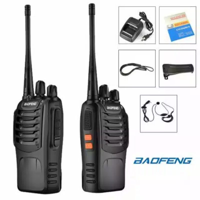 HT Baofeng asli BF-888s(satu box isi 2 HT) lengkap batrai 3000mAh