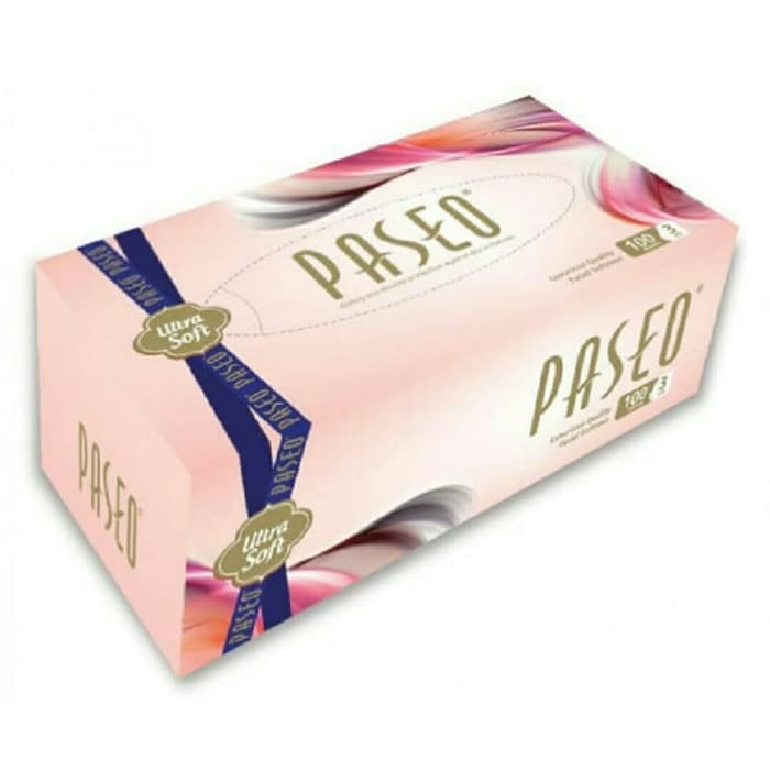 TISU WAJAH PASEO ULTRA SOFT 3 PLY ISI 100 BOX FACIAL TISSUE LUXURIOUS KULIT SENSITIF