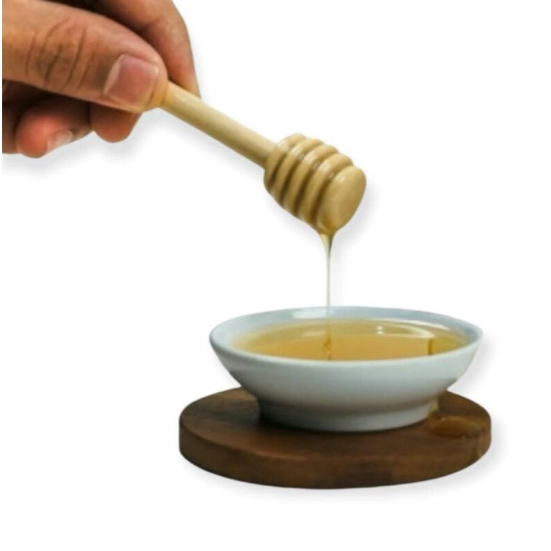 wooden honey mini stick / sendok madu kayu / wood honey stir bar dripper / sendok makan