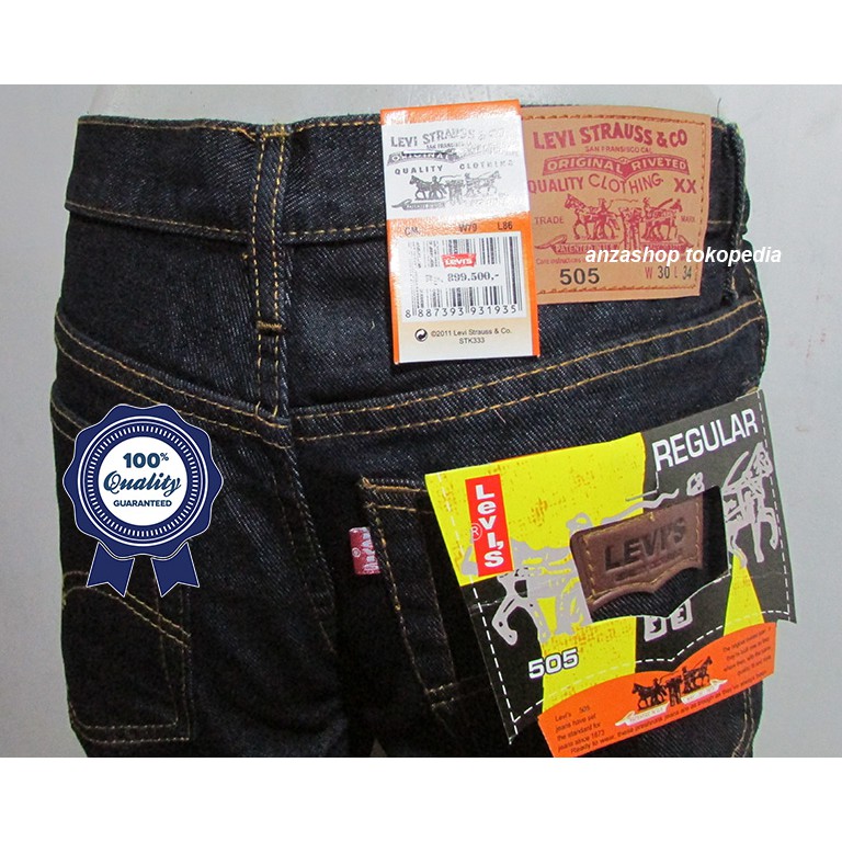 ASLI PRODUK Celana Jeans Branded Levis/levis Standar/Regular BlueBlack 33-37 CO