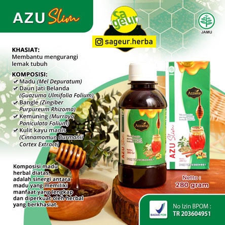 

Madu Diet Azuslim Azzura | Penurun Berat Badan Pelangsing Herbal Alami