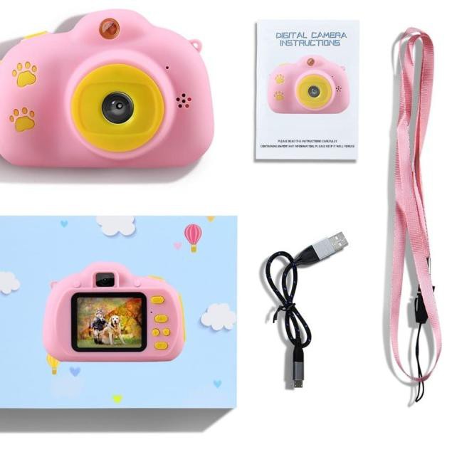 Kamera Anak Kamera Digital Selfie 2 Lensa Dual Kamera Kamera Selfie - Biru Muda 